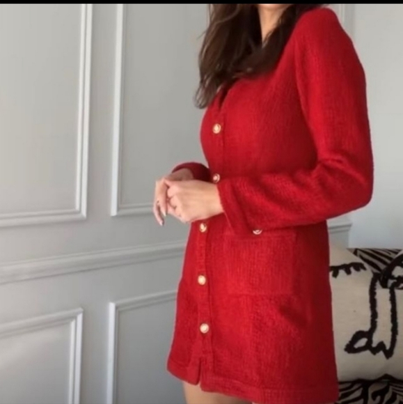 💥Bloggers Favorite Zara Textured Dress - Picture 6 of 13